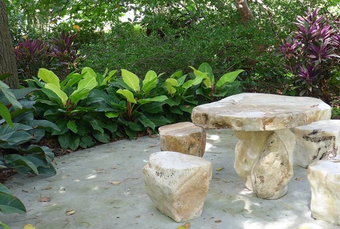 Table in Medicinal Garden